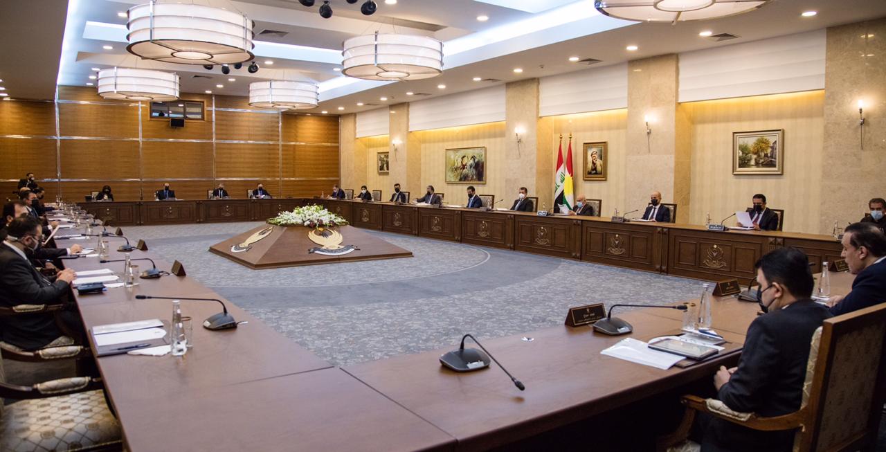 حكومه‌تی هه‌رێم پرسی به‌ به‌ڵگه‌كردنی تاوانه‌كانی داعش و په‌یڕه‌وی مافی زیندانیانی سیاسی و میراتگرانی ئه‌نفالكراوان و شه‌هیدانی تاوتوێكرد